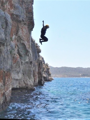 Coasteering in Turkey with Dragoman