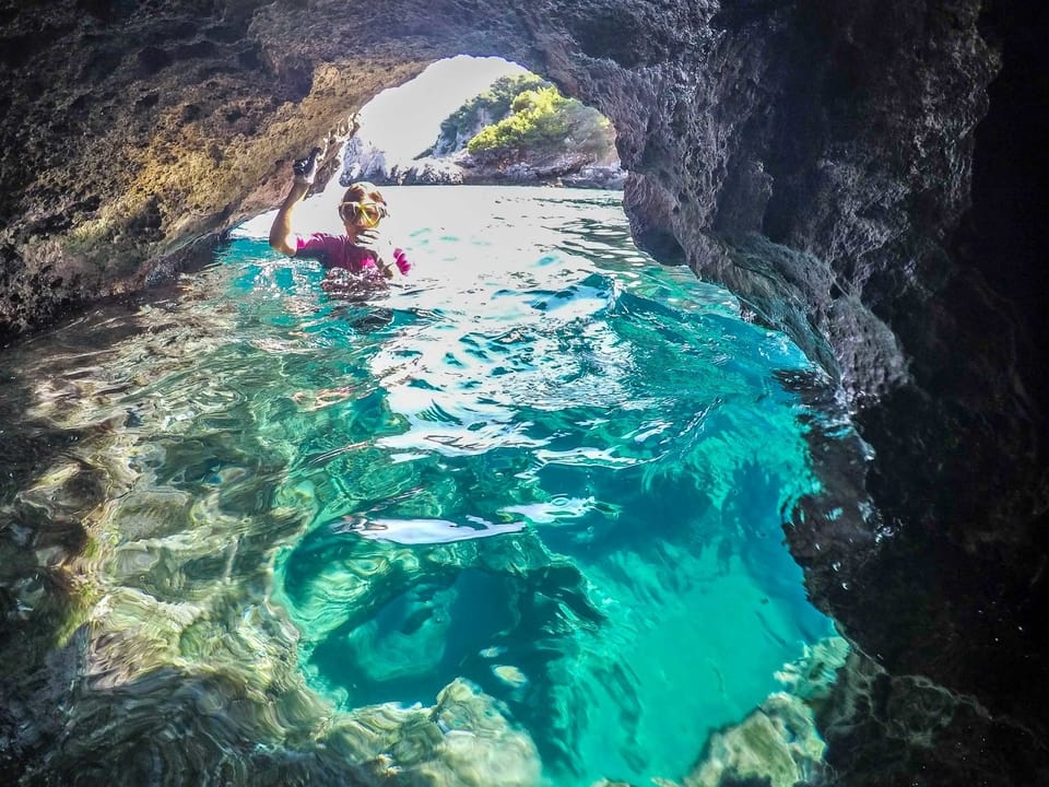 Clear blue waters snorkelling and coasteering in Mallorca