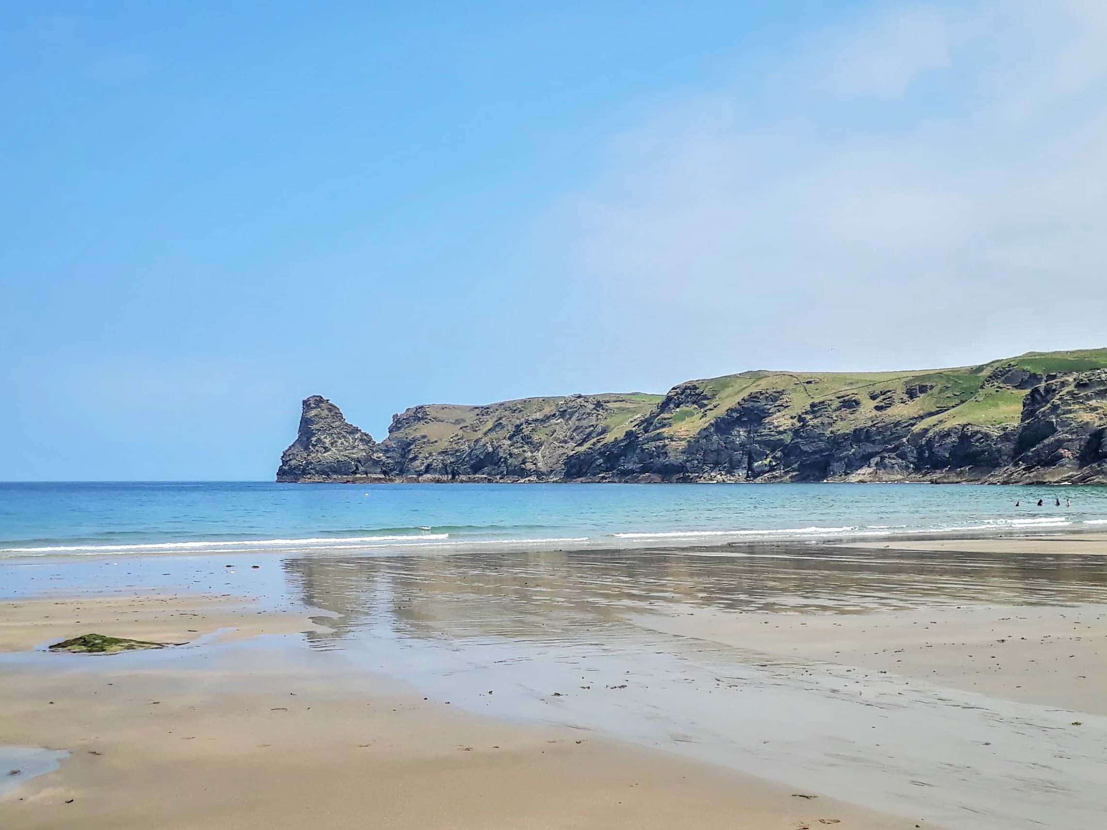 Coasteering Cornwall at Bossiney Haven in north Cornwall