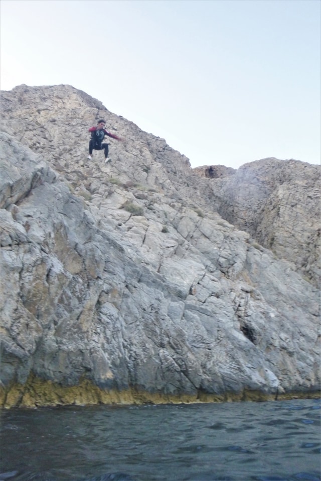 Kernow Coasteering exploring the coasteering in Santorini, Greece