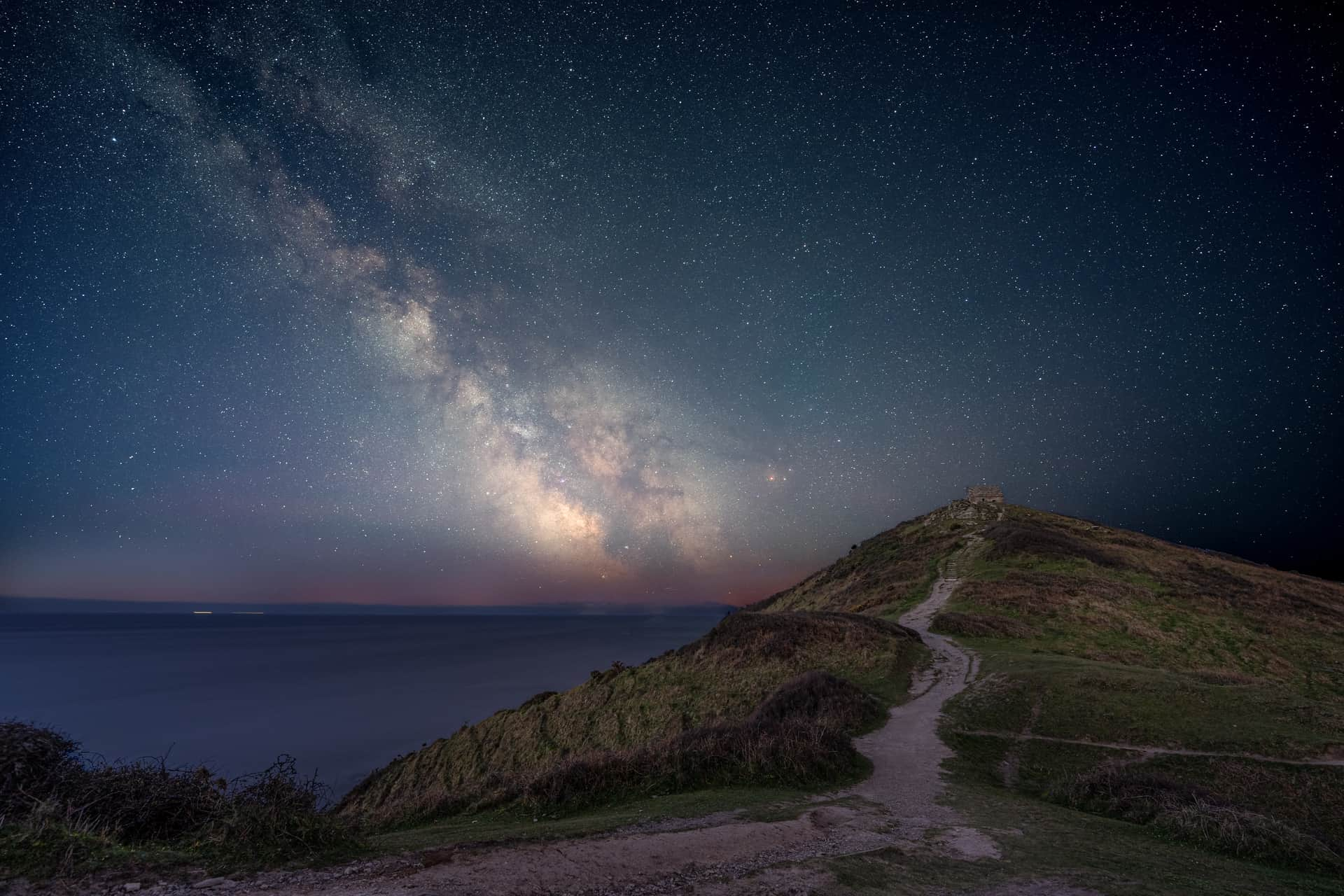 Rame Head and St. Michael's Chapel in Southeast Cornwall. Photo by Matt George of Kernow Coasteering