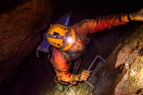 Mine explorer on Cornwall Underground Adventures Underground Explorer. And exciting adventure into a Cornish tin mine.