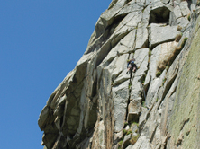 The towering granite cliffs of Bosigran, one of the top destinations for guided climbing Cornwall